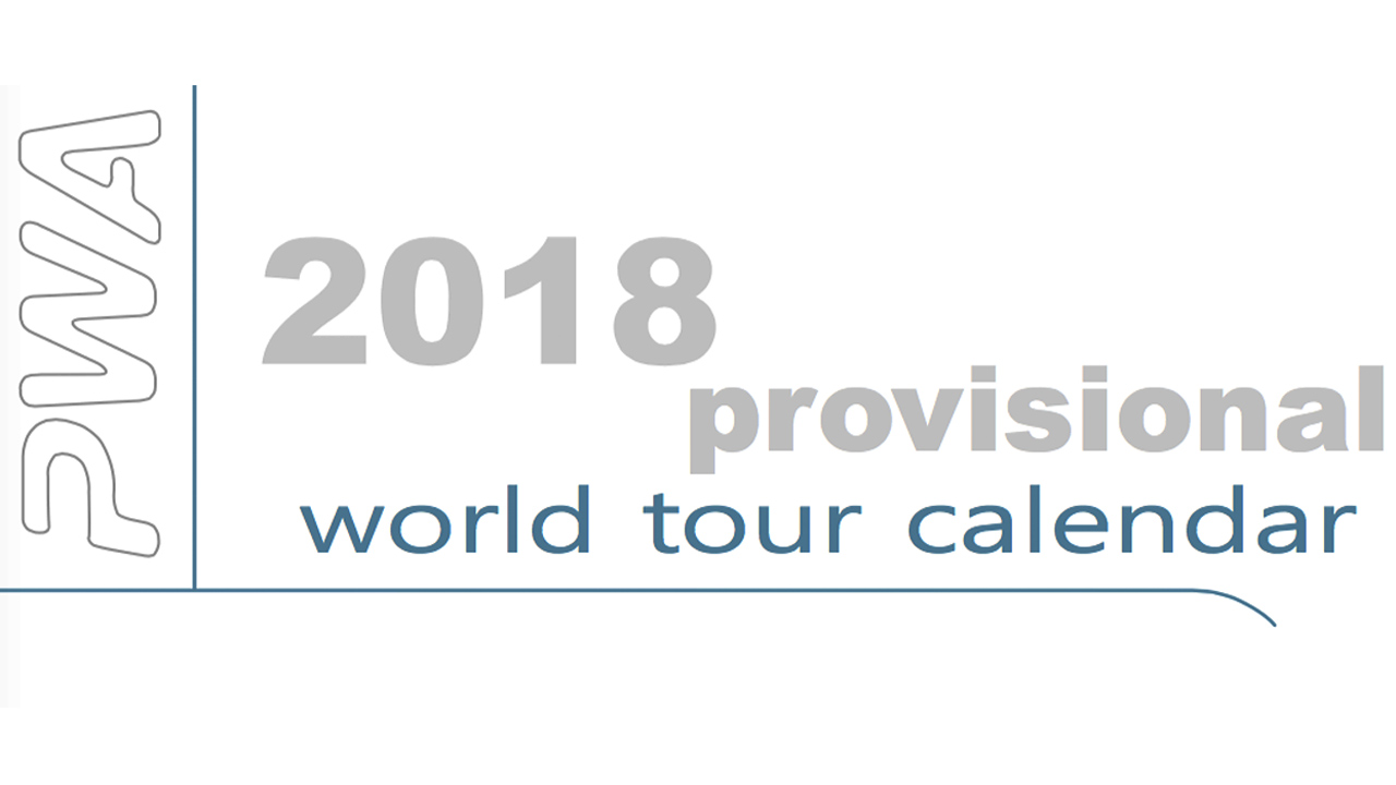 PWA provisional tour calendar 2018