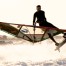 Foivos Tsoupras makes a Shaka windsurfing